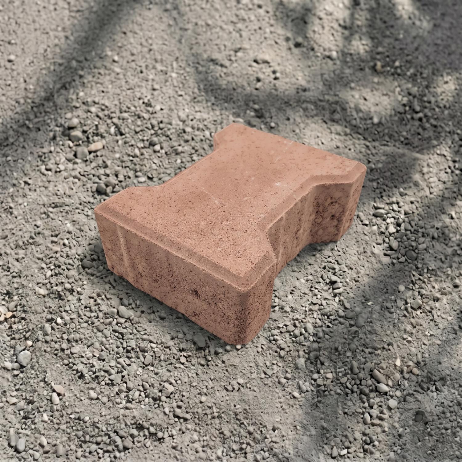 إنترلوك حرف I أحمر ٨ سم